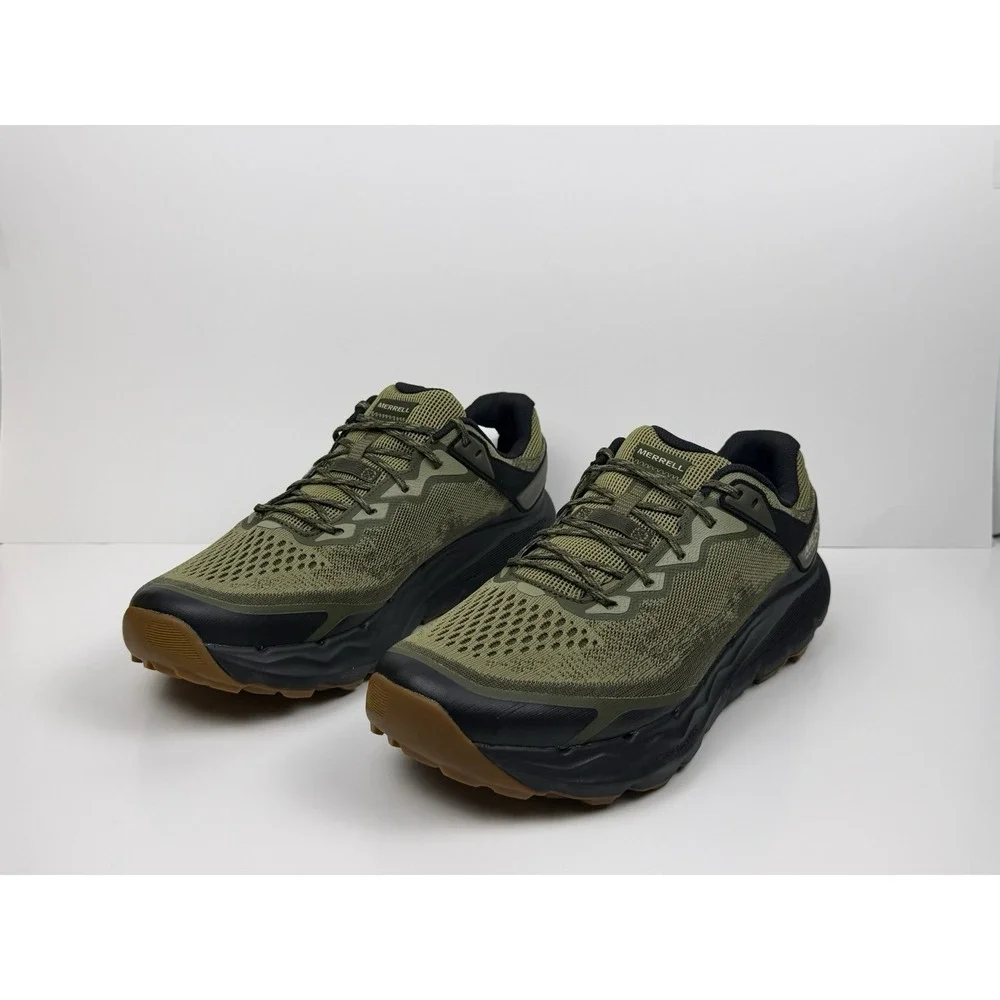 Merrell Nova 4 Water Proof Trail Shoes Men's Size 12 Wide Vert Moyen J068397W